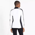 White-Black - Back - Dare 2B Womens-Ladies Julien Macdonald Excursive Contrast Half Zip Fleece Top