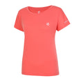 Neon Peach - Side - Dare 2B Womens-Ladies Persisting Marl Lightweight T-Shirt