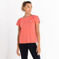 Neon Peach - Lifestyle - Dare 2B Womens-Ladies Persisting Marl Lightweight T-Shirt