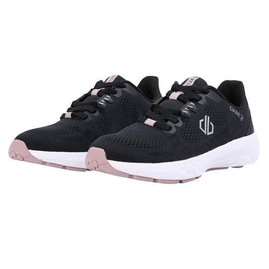 Black-Woodrose - Front - Dare 2B Womens-Ladies Hex Rapid Performance Trainers