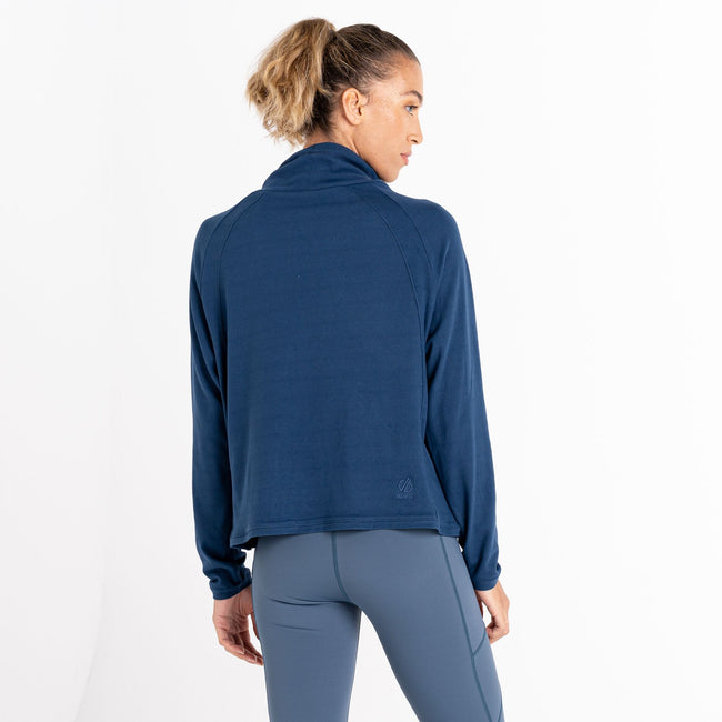 Moonlight Denim - Pack Shot - Dare 2B Womens-Ladies Fleur East Glide High-Neck Sweatshirt