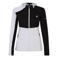 White-Black - Front - Dare 2B Womens-Ladies Convey II Hooded Core Stretch Midlayer