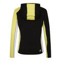 Yellow Plum-Black Marl - Back - Dare 2B Womens-Ladies Convey II Hooded Core Stretch Midlayer