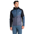 Orion Grey-Black-Dark Storm - Close up - Dare 2B Mens Gendarme Padded Jacket