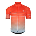 Trail Blaze Red - Front - Dare 2B Mens Revolving AEP Cycling Jersey