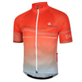 Trail Blaze Red - Side - Dare 2B Mens Revolving AEP Cycling Jersey