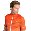 Trail Blaze Red - Lifestyle - Dare 2B Mens Revolving AEP Cycling Jersey