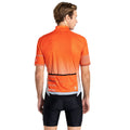 Trail Blaze Red - Close up - Dare 2B Mens Revolving AEP Cycling Jersey
