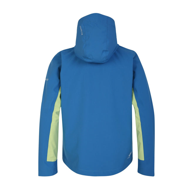 Deep Water-Wave Ride-Sharp Green - Back - Dare 2B Childrens-Kids Explore Waterproof Jacket