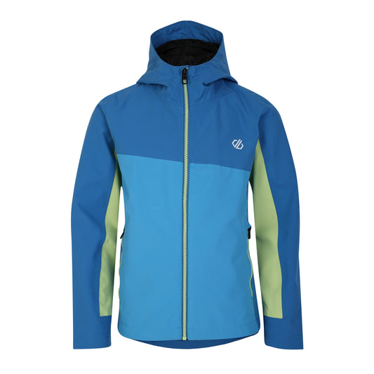 Deep Water-Wave Ride-Sharp Green - Front - Dare 2B Childrens-Kids Explore Waterproof Jacket