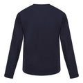 Navy - Back - Regatta Childrens-Kids Wenbie III Slogan Long-Sleeved T-Shirt