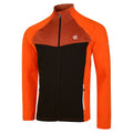 Puffins Orange-Black - Side - Dare 2B Mens Substratum Core Stretch Full Zip Midlayer