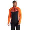 Puffins Orange-Black - Lifestyle - Dare 2B Mens Substratum Core Stretch Full Zip Midlayer