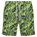 Sharp Green - Front - Regatta Mens Loras Palm Print Swim Shorts