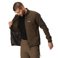Crocodile - Pack Shot - Regatta Mens Newhill Marl Full Zip Fleece Jacket