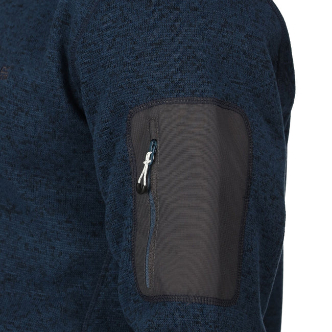Blue Wing - Pack Shot - Regatta Mens Newhill Marl Full Zip Fleece Jacket