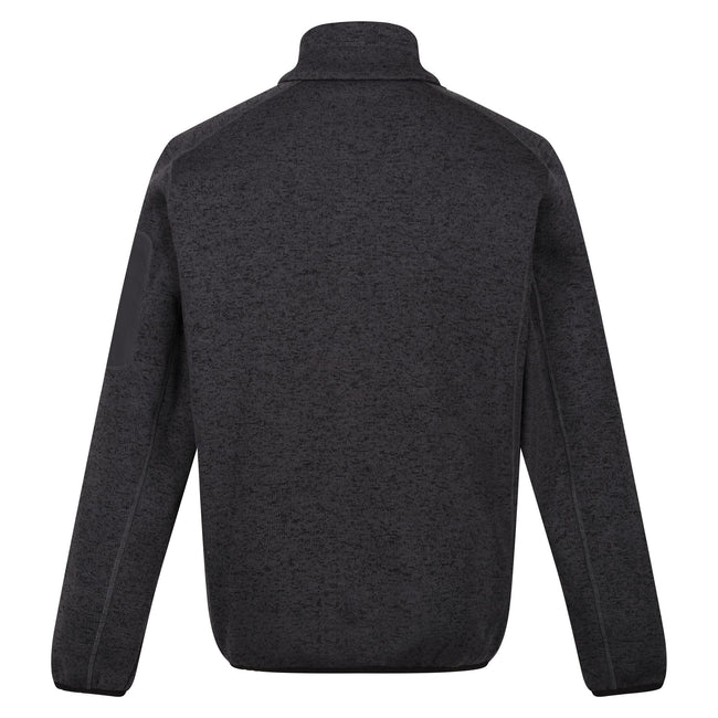 Seal Grey - Back - Regatta Mens Newhill Marl Full Zip Fleece Jacket