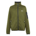 Nephrite Green - Front - Regatta Mens Newhill Marl Full Zip Fleece Jacket