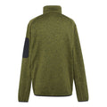Nephrite Green - Back - Regatta Mens Newhill Marl Full Zip Fleece Jacket