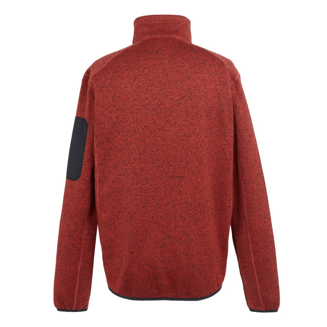 Red Ochre - Back - Regatta Mens Newhill Marl Full Zip Fleece Jacket