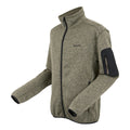 Golden Sand - Side - Regatta Mens Newhill Marl Full Zip Fleece Jacket