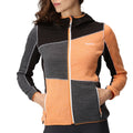 Apricot Crush-Black - Lifestyle - Regatta Womens-Ladies Walbury VI Marl Full Zip Fleece Jacket