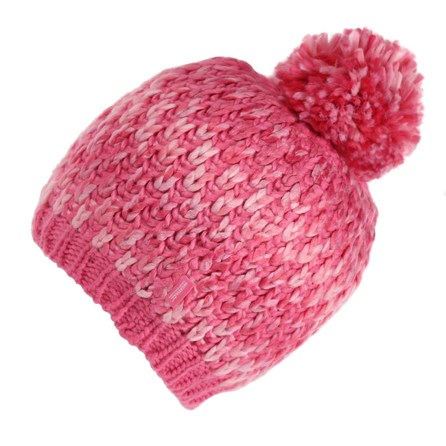 Pretty Pink - Front - Regatta Childrens-Kids Bitsie V Beanie
