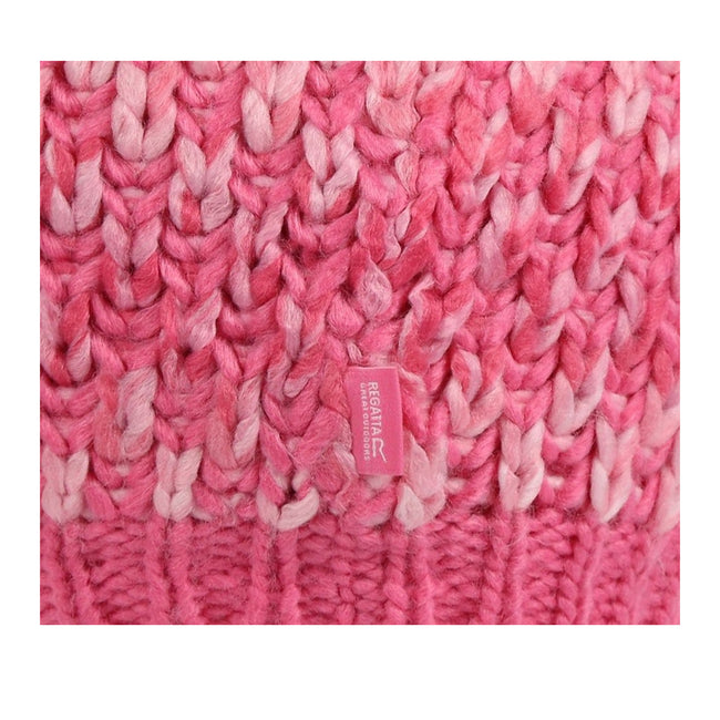 Pretty Pink - Back - Regatta Childrens-Kids Bitsie V Beanie