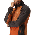 Orange Pepper-Burnt Copper - Lifestyle - Regatta Mens Coladane V Marl Full Zip Fleece Jacket