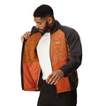 Orange Pepper-Burnt Copper - Pack Shot - Regatta Mens Coladane V Marl Full Zip Fleece Jacket