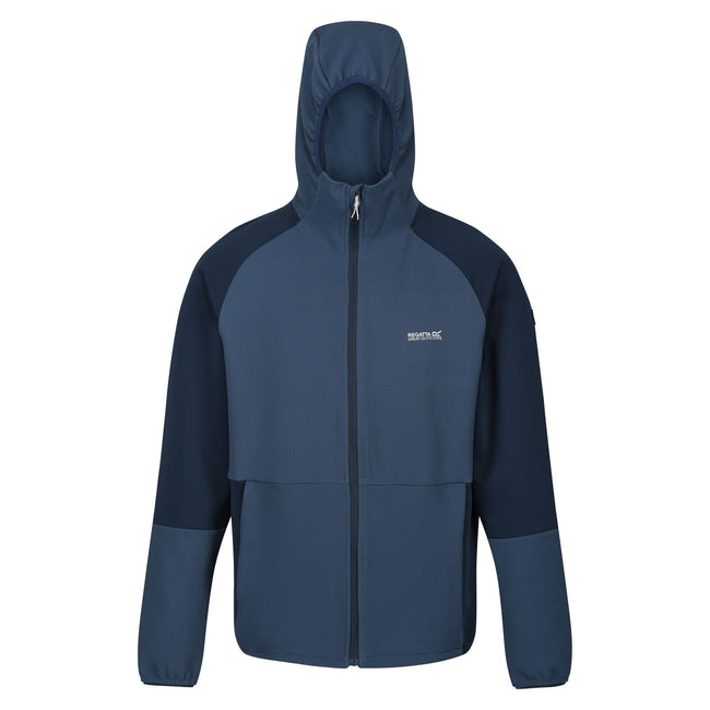 Stellar Blue-Blue Wing - Front - Regatta Mens Molaris Full Zip Fleece Jacket