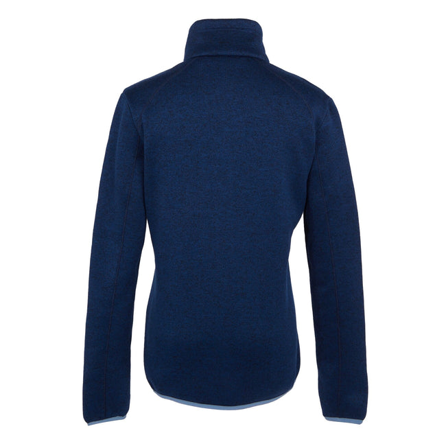 Navy-Coronet Blue - Back - Regatta Womens-Ladies Newhill Marl Full Zip Fleece Jacket