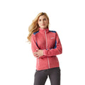 Fruit Dove-Dusty Denim - Pack Shot - Regatta Womens-Ladies Lindalla V Marl Full Zip Fleece Jacket