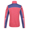 Fruit Dove-Dusty Denim - Back - Regatta Womens-Ladies Lindalla V Marl Full Zip Fleece Jacket