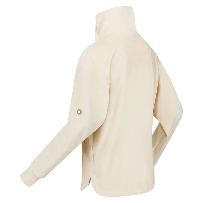 Light Vanilla - Lifestyle - Regatta Womens-Ladies Velour Full Zip Fleece Jacket