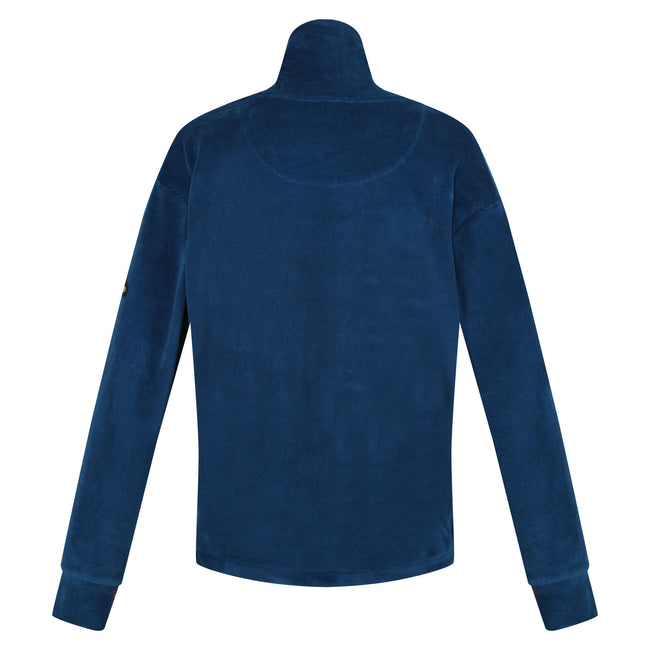 Blue Opal - Back - Regatta Womens-Ladies Velour Full Zip Fleece Jacket