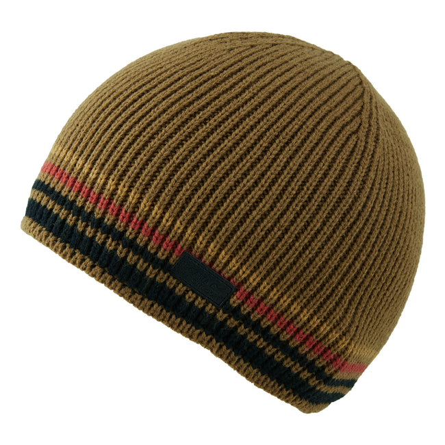 Umber - Back - Regatta Mens Balton IV Striped Beanie