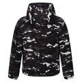 Burnt Copper-Black - Pack Shot - Regatta Childrens-Kids Kyrell Camo Reversible Jacket