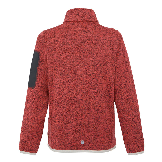 Peach Bloom-Light Vanilla - Back - Regatta Childrens-Kids Newhill Fleece Jacket