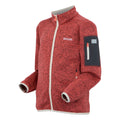 Peach Bloom-Light Vanilla - Side - Regatta Childrens-Kids Newhill Fleece Jacket