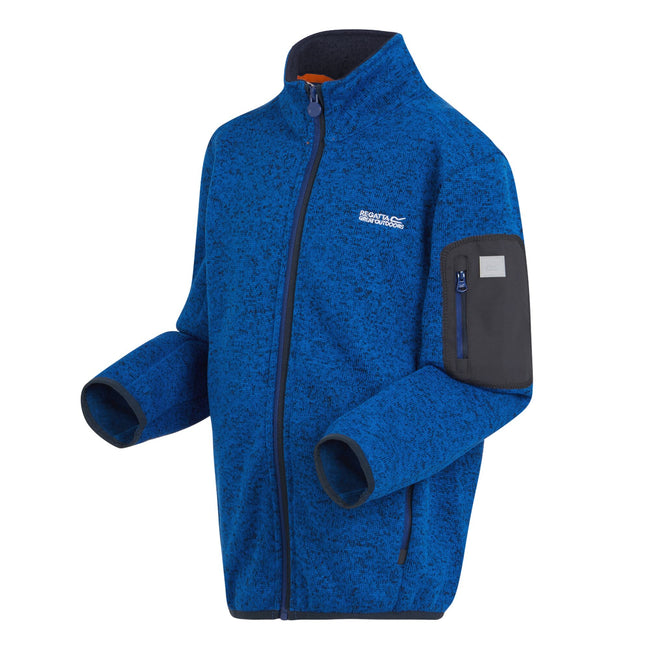 Oxford Blue-New Royal - Lifestyle - Regatta Childrens-Kids Newhill Fleece Jacket