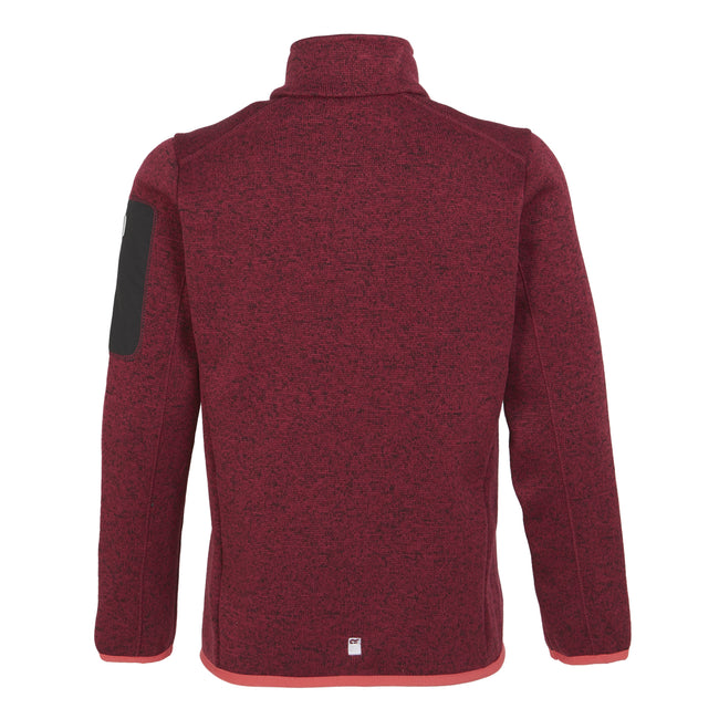 Rumba Red-Red Sky - Back - Regatta Childrens-Kids Newhill Fleece Jacket