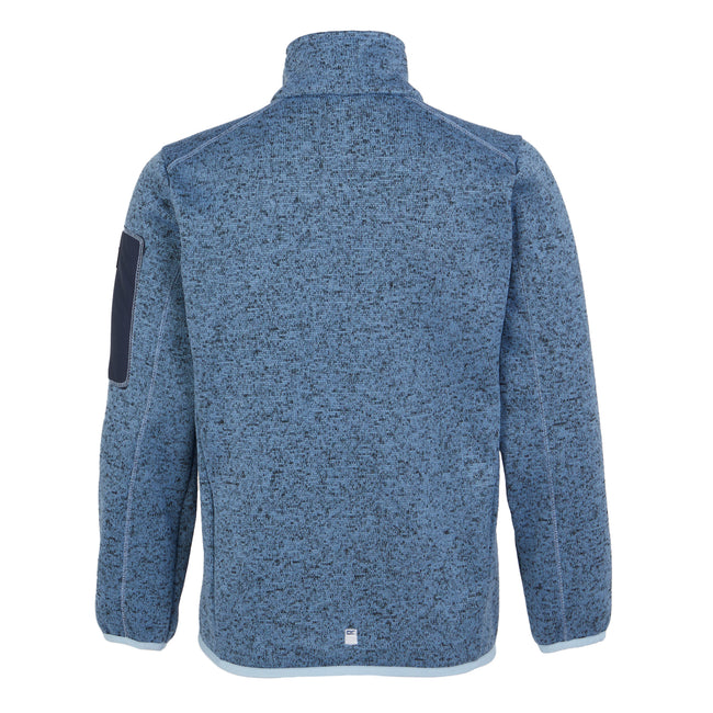 Coronet Blue-Navy - Side - Regatta Childrens-Kids Newhill Fleece Jacket
