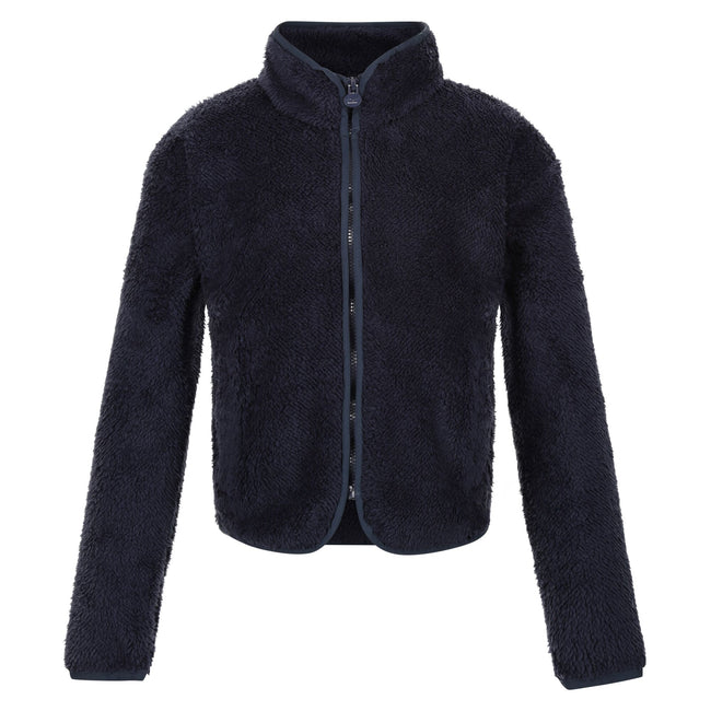 Navy - Front - Regatta Childrens-Kids Kallye II Full Zip Fleece Jacket