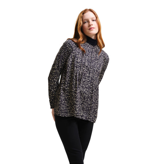 Berry - Front - Regatta Womens-Ladies Orla All-Over Print Lightweight Blouse