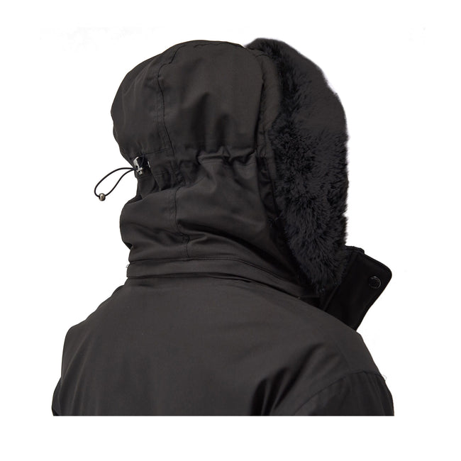 Black - Side - Regatta Womens-Ladies Samaria Waterproof Jacket