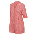 Shell Pink - Side - Regatta Womens-Ladies Nemora Birds Cotton Blouse