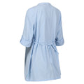 Powder Blue - Lifestyle - Regatta Womens-Ladies Nemora Ticking Stripe Cotton Blouse