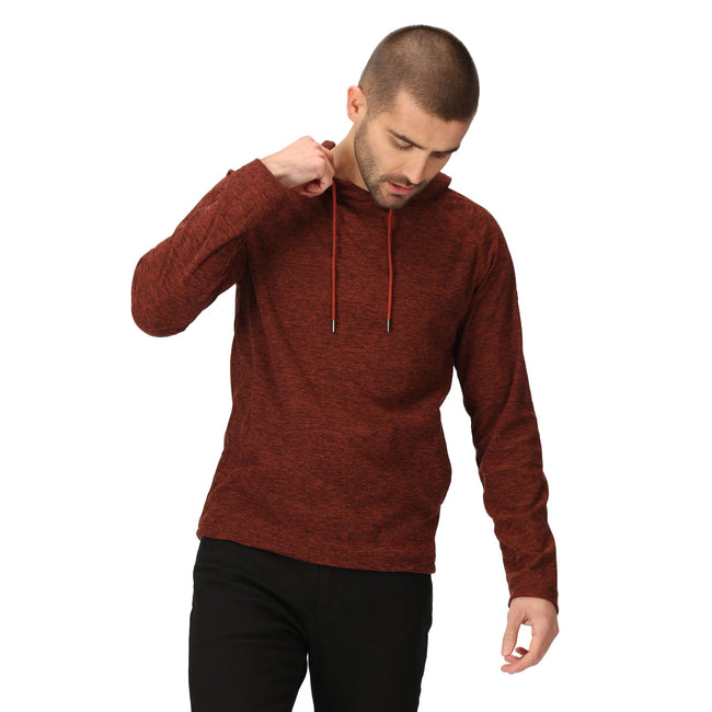 Burnt Henna - Side - Regatta Mens Edley Marl Hoodie