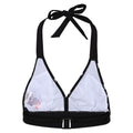 Black-White - Back - Regatta Womens-Ladies Flavia Polka Dot Bikini Top